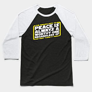 CW S1E11 Peace is Always Worthy Baseball T-Shirt